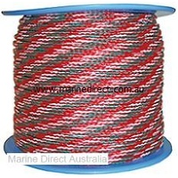 RWB2096   Ski Rope-Fluro Pi/G/W200m