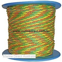 RWB2097   Ski Rope-Fluro Ye/G/P200m