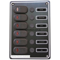 RWB Marine    RWB2105   Switch Panel 6 Gang   Catalogue Page 120