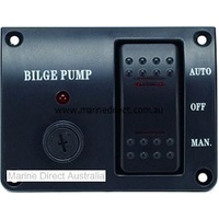 RWB Marine    RWB2108   Bilge Switch Panel 3P 12v   Catalogue Page 283