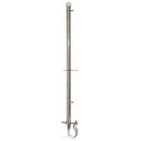 RWB Marine    RWB2175   Flag Pole Rail Mount S/S   Catalogue Page 79