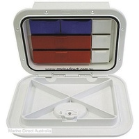 RWB Marine    RWB2335   Hatch -Dlx Tackle Box Wht   Catalogue Page 62