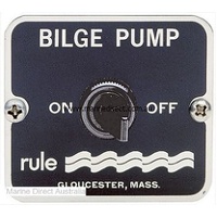 RWB Marine    RWB26   Rule Bilge Pump On/Off Switch Panel   Catalogue Page 282