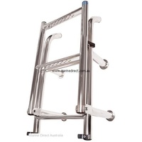 RWB Marine    RWB270D   Ladder - Open Top Compact, 4 Step, S/S, Angled Legs, W 255mm   Catalogue Page 149