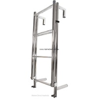 RWB Marine    RWB275A   Ladder - 6 Step Yacht Toe-rail,  S/S, W 310mm   Catalogue Page 146