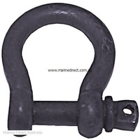 RWB Marine    RWB314Y   Shackle Black Bow, 10mm   Catalogue Page 18