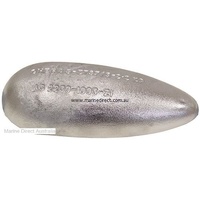 RWB Marine    RWB3335   Anode -ZT4 TEardrop 0.4Kg   Catalogue Page 180