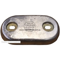 RWB Marine    RWB3345   Anode -Oval Slotted 6.5Kg   Catalogue Page 179