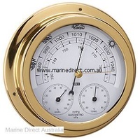 RWB Marine    RWB4554   Clock RS Zone Brass 120mm   Catalogue Page 496
