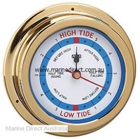 RWB Marine    RWB4564   Tide Clock Brass 120mm   Catalogue Page 496