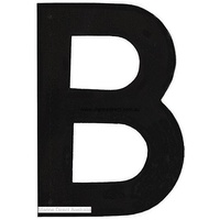 RWB Marine    RWB457B   Letters Black 50mm-Pkt 10 *Don't use this SKU*   Catalogue Page 493