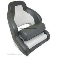 RWB Marine    RWB5097   Axis H52 Flip Up Compact SEat Charcoal / Light Grey   Catalogue Page 435