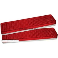 RWB Marine    RWB5431   Reflectors 85x22mm Red   Catalogue Page 492