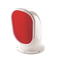 SAMOENS  Vetus Australia Part Cowl ventilator type Samoen S, silicone with red interior, Ø 125 mm (incl. fixed synthetic ring)