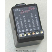SB2      Sender Buffer for two single station senders