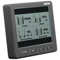 SENSORD  Vetus Australia Part CAN-bus display for level indication of max 4 tanks, 12 / 24 V. Requires level sensor(s) SENSORB