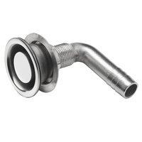 ST05HS  Vetus Australia Part Air-vent nipple, stainless steel (AISI 316), for hose Ø 16 mm, angled flush