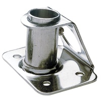 STANCHPS  Vetus Australia Part Stanchion socket, stainless steel (AISI 316), angled 6°