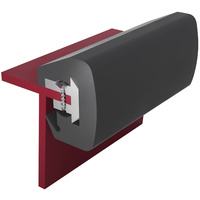 STE4838L  Vetus Australia Part Vinyl rubbing strake, dark grey, STE 48 x 38 mm, complete, coil of 30 m