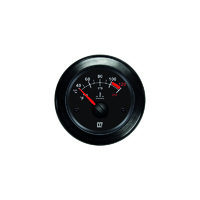 TEMPB  Vetus Australia Part Water temperature gauge, black, 12/24 V (40-120°C), cut-out size Ø 52 mm (excl. sensor) 