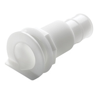 THRH32L  Vetus Australia Part Thru-hull with L- flange, Delrin, for hose Ø 32 mm (1 1/4")