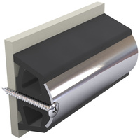TRAP5SL  Vetus Australia Part Vinyl rubbing strake, dark grey, TRAP5S 55 x 34 mm, excl. inlay, coil of 30 m