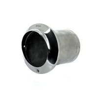 TRC100SV  Vetus Australia Part Stainless steel (AISI 316) transom exhaust connection with check valve Ø 100 mm