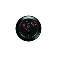 VLT12B  Vetus Australia Part Voltmeter, black, 12 V (10-16 V), cut-out size Ø 52 mm