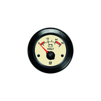 VLT12N  Vetus Australia Part Voltmeter, cream, 12 V (10-16 V), cut-out size Ø 52 mm