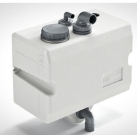 WW25WH  Vetus Australia Part Bulkhead mounted waste water tank 25 L, complete, horizontal version (excl. inlet fitting)