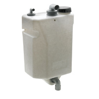 WW60W  Vetus Australia Part Bulkhead mounted waste water tank 60 L, complete (excl. inlet fitting)
