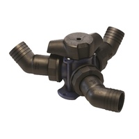 Y3V  Vetus Australia Part Plastic three-way valve, without hose connections