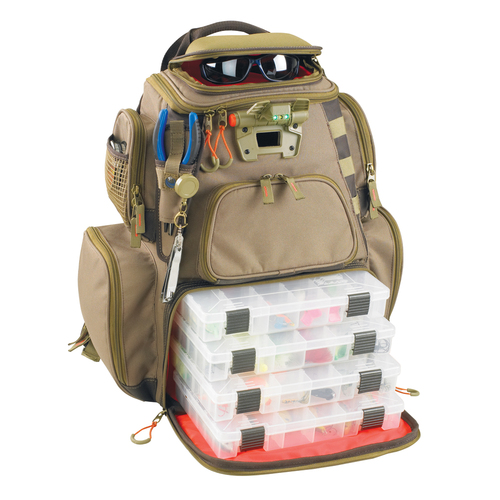 WT3604 Wild River NOMAD Lighted Tackle Backpack w/4 PT3600 Trays