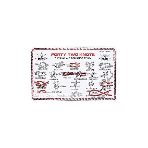 RWB419 42 Knot Card